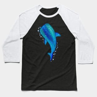 whale shark blue Baseball T-Shirt